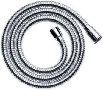 hansgrohe Sensoflex - universal Metall Duschschlauch 1,60 m, mit Verdrehschutz, flexibler Brauseschlauch mit Knickschutz, inkl. Dichtungsringe, Chrom, 28136000