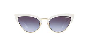 Vogue Eyewear Women's VO5212S Sunglasses, Transparent/Violet Gradient Dark Grey, 55 mm