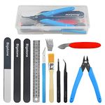 Bigstone 16 PCS Gundam Model Tools Kit Hobby Building Tools Set for Cars, Airplanes, Buildings, Gundam, Robots Models Building Repairing and Fixing ext.