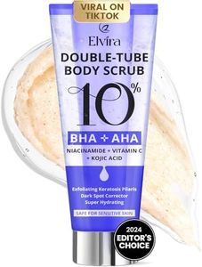 Elvira KP Bump Eraser Foot & Body Scrub, Exfoliating Scrub for Keratosis Pilaris, Smooth Skin with 10% AHA BHA & Niacinamide, Deep Moisturizing Cleanser for All Skin Types, Exfoliante para el Cuerpo