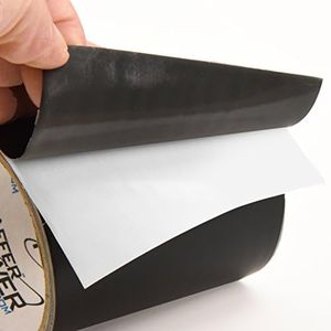 Patch & Shield Power Tape Black - All Weather Patch Water Tape | Stretchy Sealing Tape for Roofing, Waterproof Tape for Pipes | Patch Holes & Cracks | Butyl Tape 4 inch x 5 feet