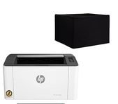 JeJos Printer Dust Cover Case Compatible with HP Laserjet 1008a/1008w Monochrome Printer - Black