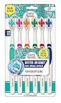 GuruNanda Butter On Gums with Softex Bristles, Ultra Soft Toothbrush for Kids & Adults, Helps with Sensitive and Receding Gums, Travel Toothbrush, Assorted Colors, Pack of 6