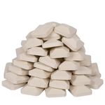 Leship Ceramic Briquettes Replacement for Lynx L27 L30 L36 L42 L54 and Other Gas Grills, Gas Grill Briquettes Replacement for Lava Rocks, 100-Piece, 2 x 2 inches