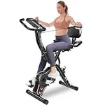 KALWOL Folding Exercise Bike, 5-in-