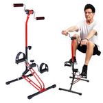 Proberos® Pedal Exerciser for Legs and Hands, Adjustable Height & Resistance, Non-Slip Exercise Cycle for Home with Dual Hand Rockers, Leg Exercise Equipment for Elderly and All Ages