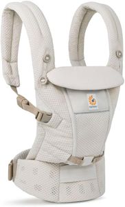Ergobaby Adapt Baby Carrier – SoftFlex Mesh, 3-Position, Natural Beige