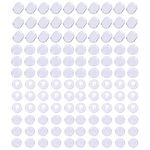 TOAOB 120 Pieces 4 Sizes Earring Back Pads Clear Silicone Comfort Earring Cushions for Clips on Earrings