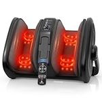 Comfier Shiatsu Foot Massager Machine, Foot Calf Massager with Heat, Kneading & Vibration Massage, Remote Control, UP to Men Size 14, Gifts for Mom Dad