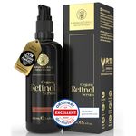 ORGANIC Retinol Serum for Face • 100 ml • 100% Natural • MADE IN GERMANY • Premium Retinol in a unique Formulation • +Hyaluronic Acid +Vitamin C • Retinol Serum for pure and luminous skin