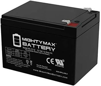 Mighty Max Battery ML12-12 - 12V 12AH F2 SLA AGM DEEP-CYCLE RECHARGEABLE BATTERY