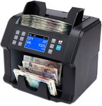 ZZap NC50 Banknote Counter & Counterfeit Detector - Mixed Denomination Value Counter - Money Cash Currency Machine