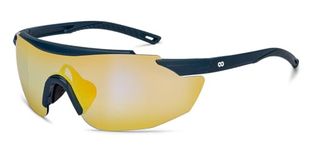 Lenskart Boost Cricket Sunglasses|Rectangular Blue Billion Collection|Matte Blue Yellow Half Rim|100% Uv Protected|For Men & Women|Large (138 Mm And Above)|Lkb S16582