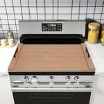 FayuuGem Stove Top Covers for Gas Burners - Noodle Board Stove Cover for Electric Stove & Gas Stove Top (Oak)