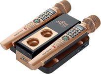 2020 New Magic Sing E5+ 5000+ Tagalog English Builtin songs + WIFI Karaoke Two Wireless Mics 12K English +1 Year Subscription for Tagalog Hindi Spanish Russian Vietnamese Japanese Korean songs