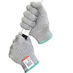 1 Pair of Whistling Dixie Cut Resistant Kitchen Gloves - Offering Level 5 Protection, Food Grade, EN 388 Certified. Size Medium.