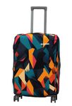 BIGWING Polyester Fabric Abstract Print Medium Size (24' Inch) Protective Hard Luggage Trolley Bag Cover (Fitts Only On Fiber/Plastic Trolley Bag)