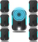 6 Pack Ultrasonic Pest Control Repeller, Mouse Repellent Indoor for Spider Bug Roach Ant Mosquito Rat Mice Insect Deterrent, Mouse Rodent Repellent Ultrasonic Plug in, 4 Mode Switching, Black