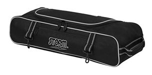 Storm Bowling Products Shoe Bag for Tournament Tote Roller Bag- x-LargeBlack, Black