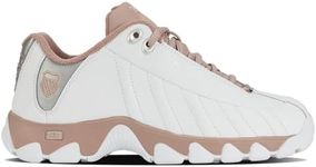 K-Swiss Women's ST329 CMF Sneaker, White/Fawn, 6 M