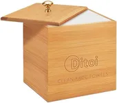 Ditoi Face Towels,Storage Box with Copper Cover, Disposable Face Towel, Storage Containers, Soft Face Tissue XL, Makeup Remover Dry Wipes for All Skin