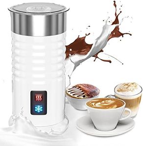 Elektrischer Milchaufschäumer 400 W 240 ml 3 in 1 Milchaufschäumer heißer Schaum dick dünn kalt warm für Latte Chocolate Nespresso Cappuccino