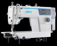 Jack A2C High-Speed Industrial Single-Needle Lockstitch Sewing Machine with Automatic Thread Trimmer, Direct Drive Motor, & Smart Control Panel – Professional Tailoring & Garment Production