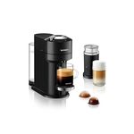 Nespresso Vertuo Next Premium Coffee and Espresso Machine by Breville with Aeroccino Milk Frother - Classic Black