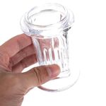 iplusmile Staining Jar with Cover, Glass Slide Staining Jar for Scientific Laboratory, Holds 5- Slide Glass Lab Microscope Slides Supplies