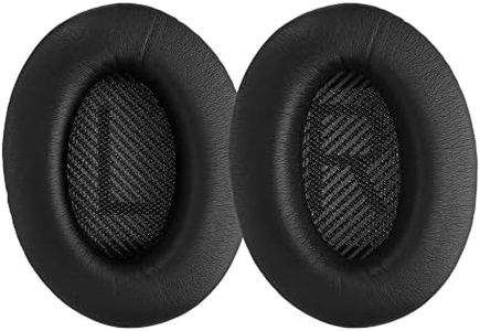 kwmobile 2X Coussinet Compatible avec Bose Quietcomfort Coussinet - Coussinets en Mousse pour Casque Audio - Noir