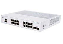 Cisco Business CBS350-16T-E-2G Managed Switch | 16 Port GE | Ext PS | 2x1G SFP | Limited Lifetime Protection (CBS350-16T-E-2G)