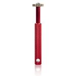 (Red) - HIFROM Groove Sharpener with 6 Heads - Golf Club Groove Sharpener Re-Grooving Tool and Cleaner for All Irons Pitching Sand Lob Gap and Approach Wedges and Utility Clubs -