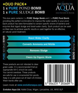 Evolution Aqua Pond Bomb Duo Pack – Water Clarifier Treatment