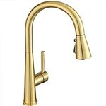Gold Kitchen Faucet with Pull Down 