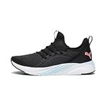 PUMA Women's SOFTRIDE Sophia 2 WN's Road Running Shoe, Black-ICY Blue, 3.5 UK