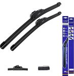 Axeblink Wiper Blade For FORD FUSION 2002 To 2012 U-Hook Flat Aero Front Wiper Blade (22" & 16", U-Hook)