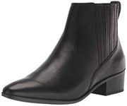 Rockport Womens Geovana Gore Bootie, Black Leather, 8.5