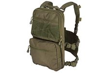 Lancer Tactical 1000D Nylon Quick-Detach Chest Rig and Tactical Backpack Combo - HPA Setup Compatible, Od Green, 11 x 17 x 4", Qd Chest Rig