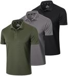 Gaiatiger 3 Pack Mens Polo Shirts S