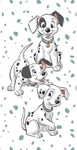 Jerry Fabrics Disney 101 - Telo doccia "Lucky", 70 x 140 cm