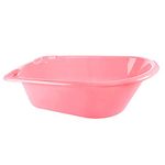 SQ Professional Coloured Baby Bath Tub with 50L Capacity Pink Baby Bath Essentials for Toddler Kids Bath Tub Bathing Tubs Portable Baby Bathtub Baby Travel Bath (Pink)