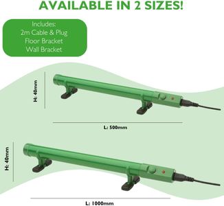 Hylite Ecoheater 500mm 55W – Low Energy Green Tube Heater