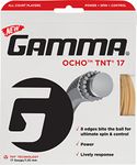 Gamma GOTNT11 Ocho TNT 17G Tennis String, Natural, 17G - Single Set (40 Feet)