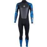 Aqua Lung Hydroflex 3mm Men's Jumpsuit, Camouflage Blue