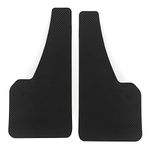 Generic Pair Universal Front Rear Black Racing Mud Flap 42.5 x 20.5cm for Car