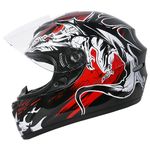 Zorax Dragon M (57-58cm) Full Face Motorcycle Motorbike Helmet ECE 2206 Approved