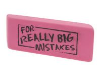 Present Time Silly for Big Mistakes Eraser