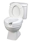 Maddak SP ABLEWARE 725790000 Basic Open Front Elevated Toilet Seat, White