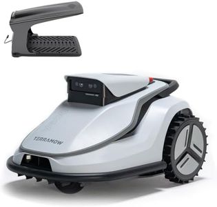Advinsys Terramow V600 Robot Lawn Mower w/Garage, Wire-Free Robotic Lawnmower for Lawns up to 600m²/0.15 Acre, Tri-AI Vision, Auto Mapping, Path Planning, Obstacle Avoidance, Multi-Zone, Under 54 dB