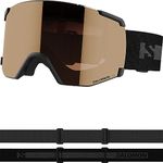 Salomon S/view Access Unisex Goggles Ski Snowboarding, Extended field of vision, Eye fatigue & glare reduction, and No more fogging, Black, One Size